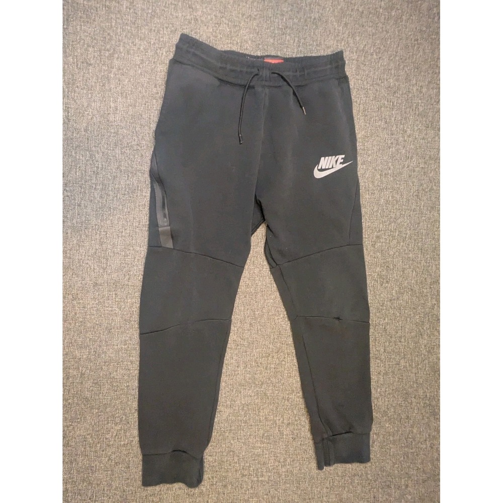 Nike Tech Fleece Youth XL Joggers Black Sweatpants Gym Track Sports‎ Apparel